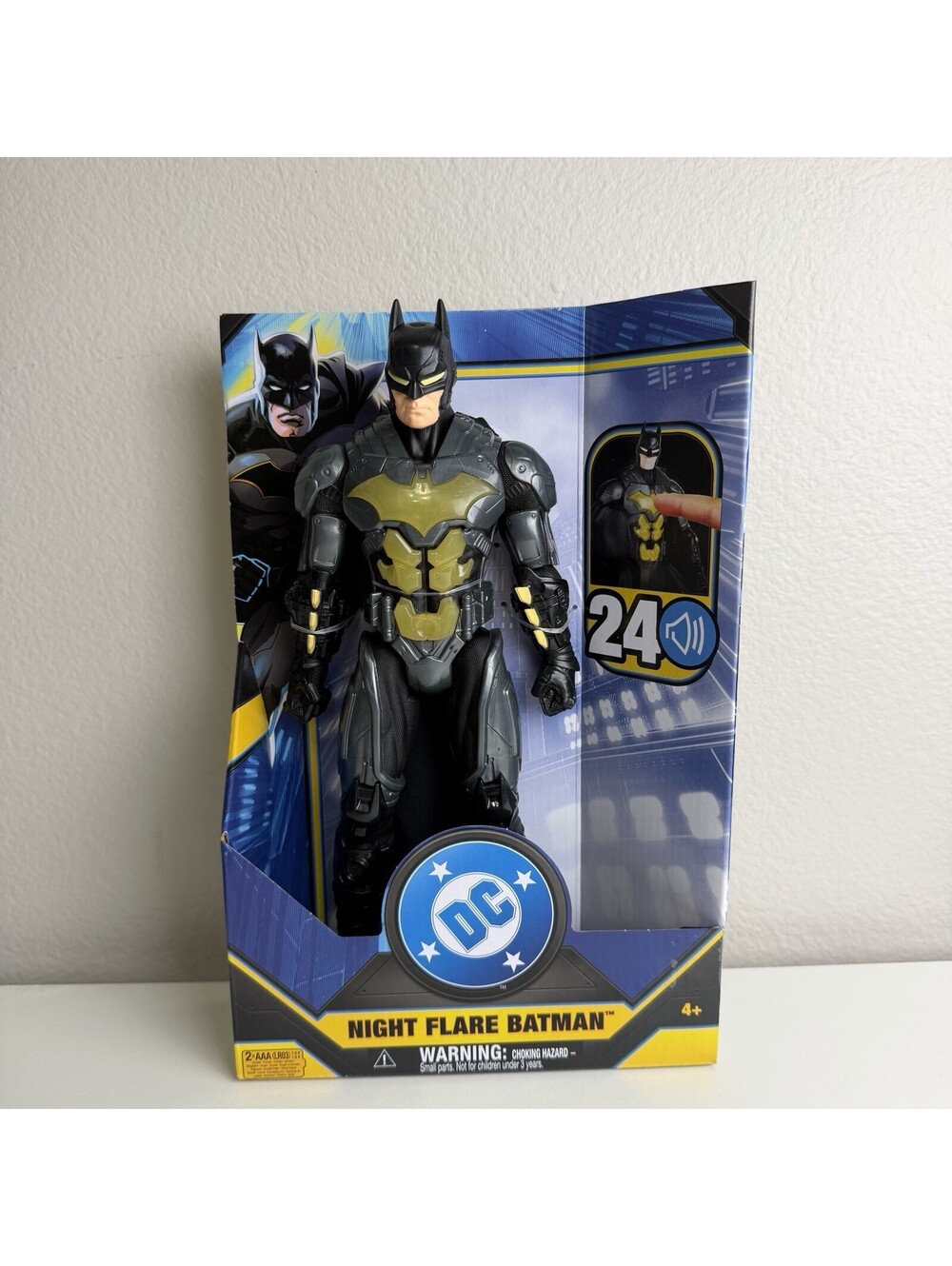 Night Flare Batman DC Comics Spin Master 12" Figure Lights & Sounds New in Box